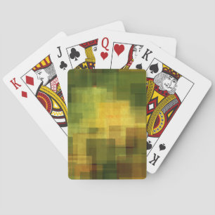 Jeu De Cartes art 2 géométriques abstraits colorés vintages