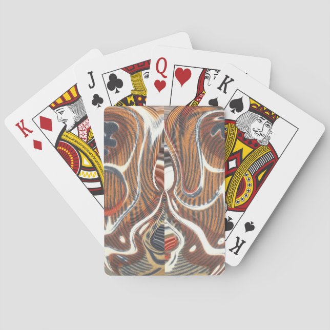 Jeu De Cartes Art Abstrait africain (dos)