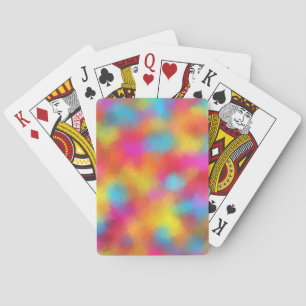 Jeu De Cartes Art Abstrait Personnalisé Élégant Modèle coloré
