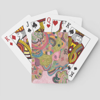 Jeu De Cartes Art Abstrait "Pink Mood"