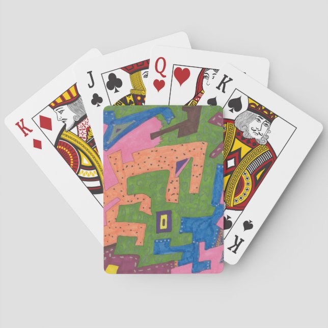 Jeu De Cartes Art Abstrait "WildLife" (dos)