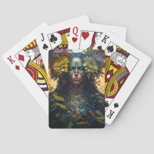 Jeu De Cartes Art de la déesse des fleurs Imaginaire