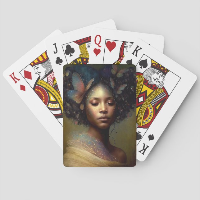 Jeu De Cartes Art de la déesse noire (dos)