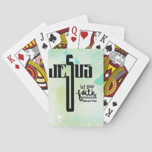 Jeu De Cartes Art de mot Jésus