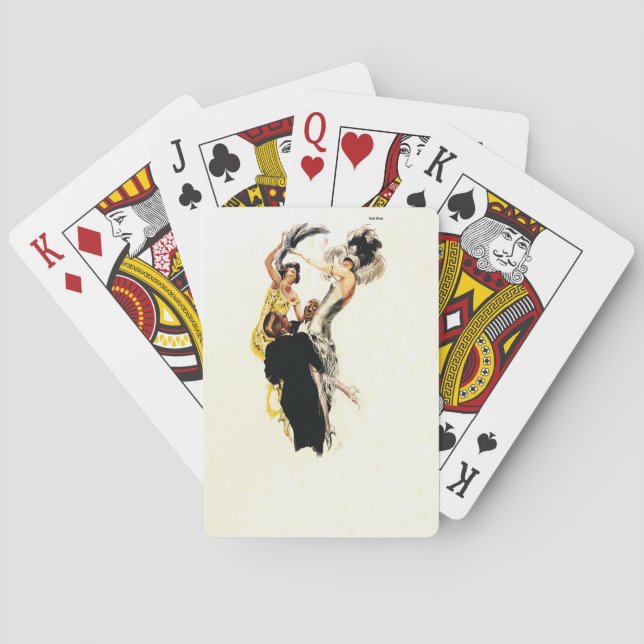 Jeu De Cartes Art déco Jazz des années 1920 (dos)