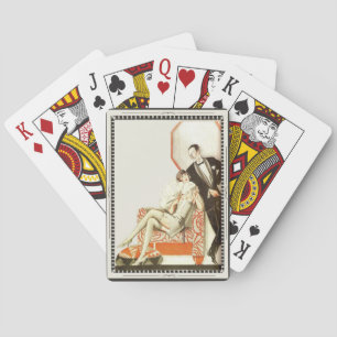 Jeu De Cartes Art déco vintage habillé le soir