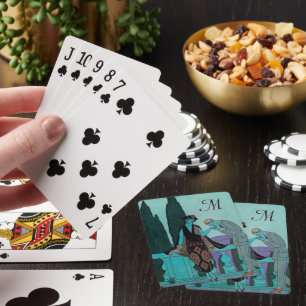 Jeu De Cartes Art Déco vintage La Villa d'Este par George Barbie