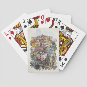 Jeu De Cartes Art des Cinque Terre
