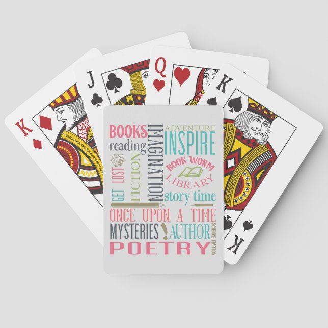 Jeu De Cartes Art du métro de la bibliothèque (dos)