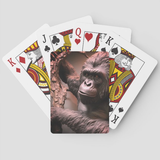 Jeu De Cartes Art Gorilla (dos)