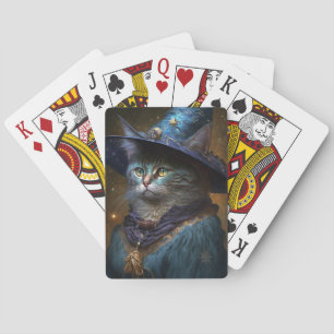 Jeu De Cartes Art Imaginaire Chat Witch