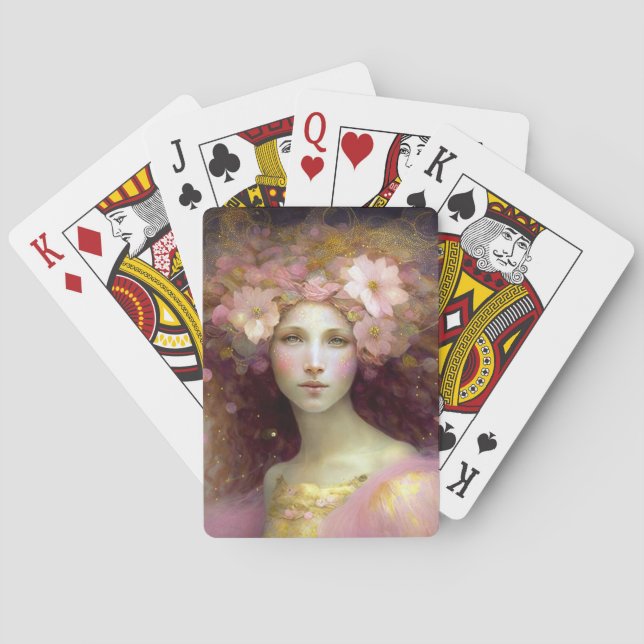 Jeu De Cartes Art Imaginaire Fairy Rose (dos)