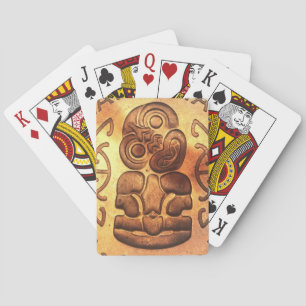 Jeu De Cartes Art maori néo-zélandais Hei Tiki Tuonga Pounamu