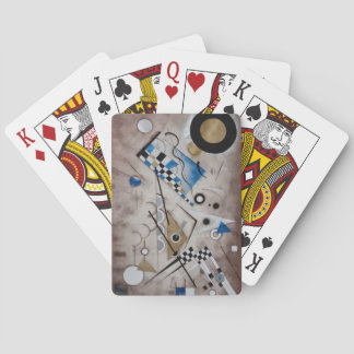 Jeu De Cartes Art moderne de la moitié du siècle abstraite de
