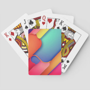 Jeu De Cartes Art moderne, Dplis de couleurs