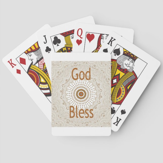 Jeu De Cartes Art Motif Africain Traditionnel Imprimer (dos)