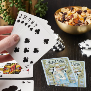 Jeu De Cartes Art Nouveau vintage Le Bec Liais, Privat Livemont