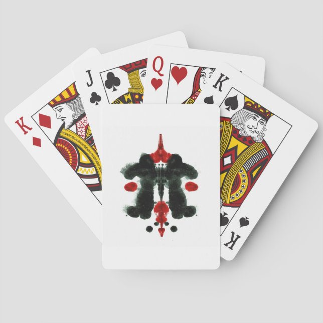 Jeu De Cartes Art Red & Black Rorschach 20/07/14 (dos)