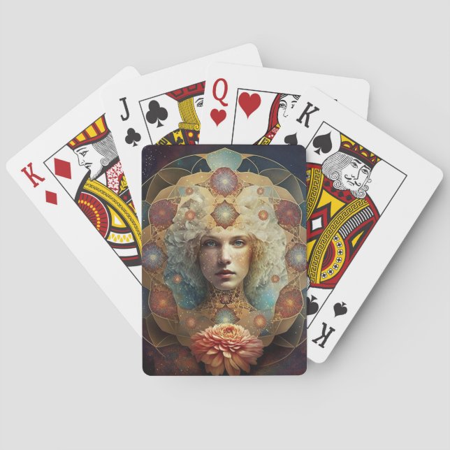 Jeu De Cartes Art Visionnaire Mandala Vivant (dos)