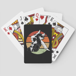 Jeu De Cartes Arts martiaux mixtes vintages Jiu Jitsu Judo Graph