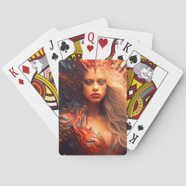 Jeu De Cartes Artsy Lady (dos)