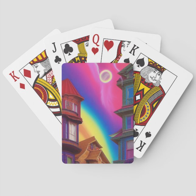 Jeu De Cartes Artsy Rainbow (dos)