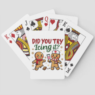 Jeu De Cartes As-Tu Essayé De Le Faire Glacer Drôle Pain D'Épice