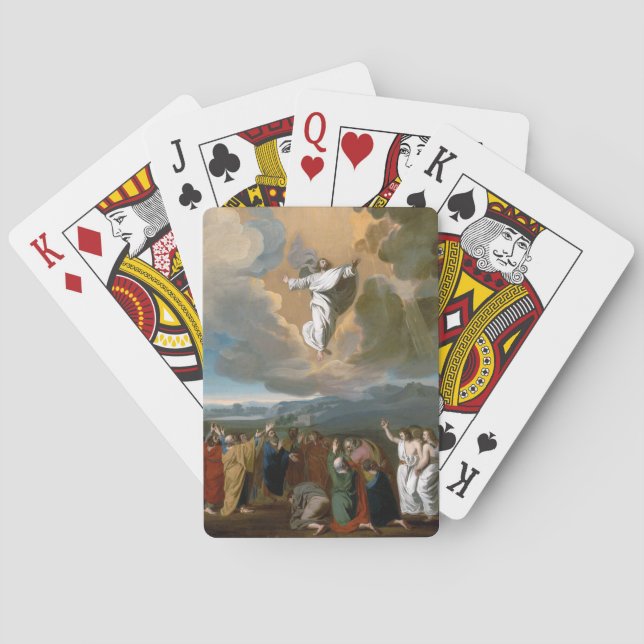 Jeu De Cartes Ascension (Jésus-Christ ascendant au Ciel) (dos)