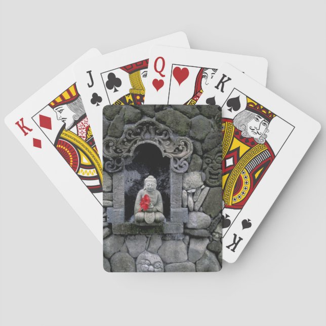 Jeu De Cartes Asie, Indonésie, Bali. Sanctuaire de Bouddha (dos)