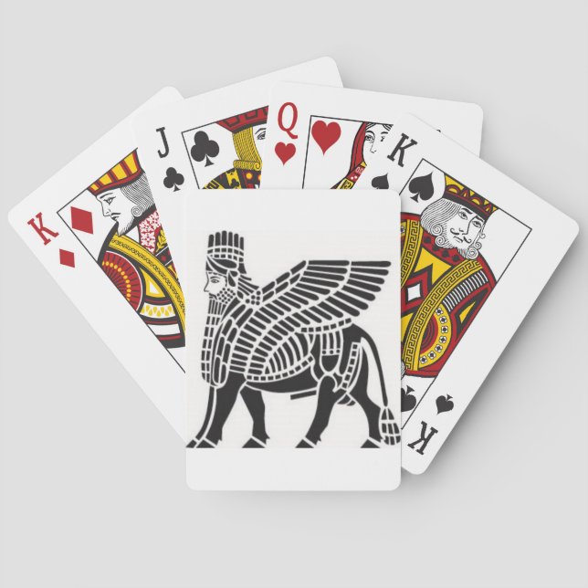 Jeu De Cartes Assyrien Lamassu (dos)