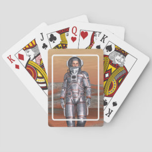 Jeu De Cartes Astronaute Mars - Explorateur de l'espace sur une