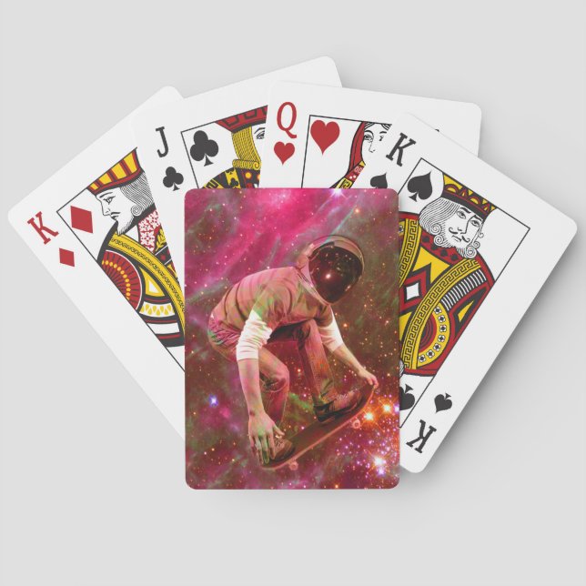 Jeu De Cartes Astronaute skateboard (dos)