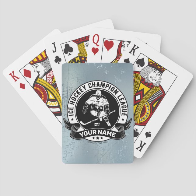 Jeu De Cartes Athlétisme de hockey (dos)