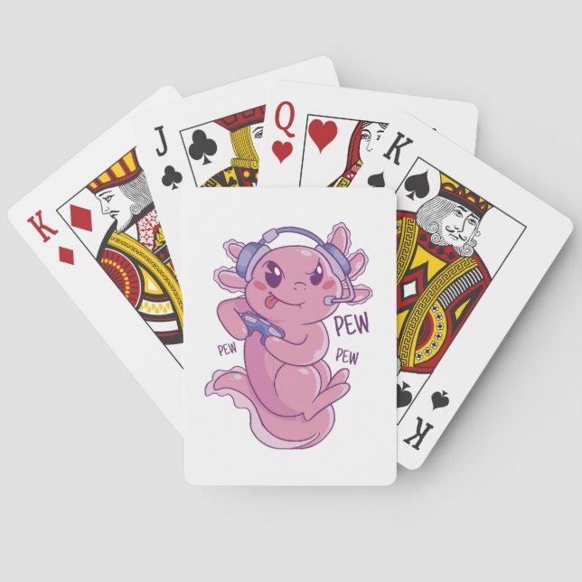 Jeu De Cartes Attaque du défi Axolotl (dos)