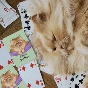 Jeu De Cartes Attitude de chat drôle