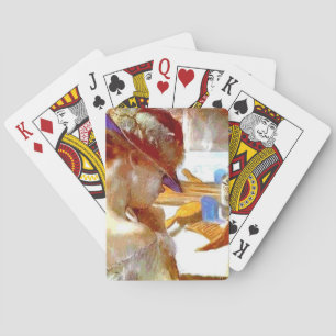 Jeu De Cartes "Au miroir" par Edgar Degas Jouant aux cartes
