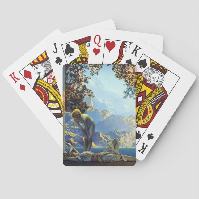 Jeu De Cartes Aube de Maxfield Parrish (dos)