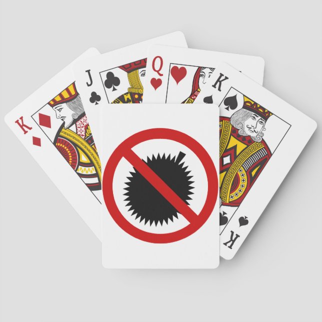 Jeu De Cartes AUCUN Fruit Tropical Durian ⚠ signe thaï ⚠ (dos)