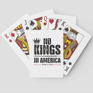 Jeu De Cartes Aucun roi en Amérique Anti Trump Patriotique améri
