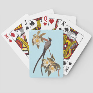 Jeu De Cartes Audubon Chaudière à queue fourche Oiseau Vintage A