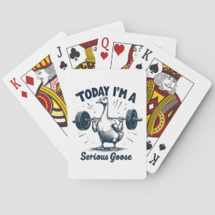 Jeu De Cartes Aujourd'hui, je suis un sérieux levage d'oie Poids