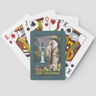 Jeu De Cartes Automnes de Multnomah, OregonChief Multnomah