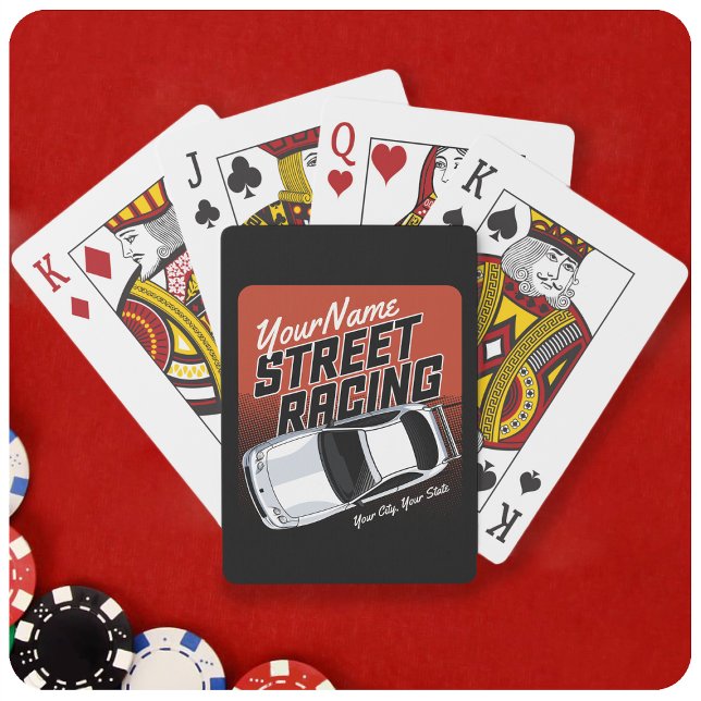 Jeu De Cartes Automobile de course de rue personnalisée (Créateur téléchargé)