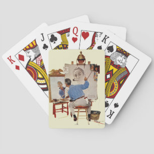 Jeu De Cartes Autoportrait triple
