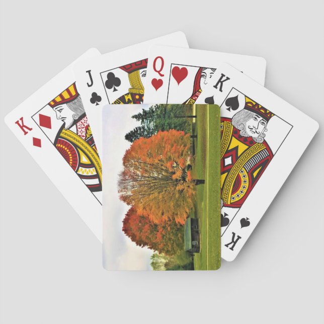 Jeu De Cartes Autumn à West Bend, Wisconsin (dos)