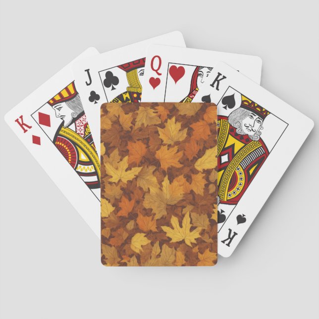 Jeu De Cartes Autumn Leaves Falling (dos)