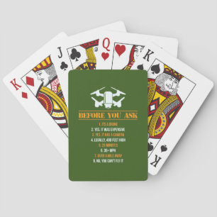 Jeu De Cartes Avant de demander un pilote de drone