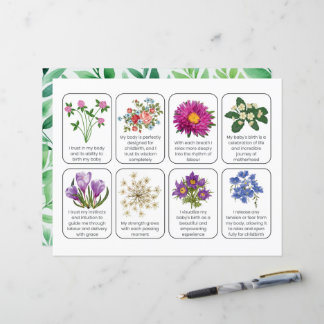 Jeu De Cartes Avec 8 Affirmations D'Enfance