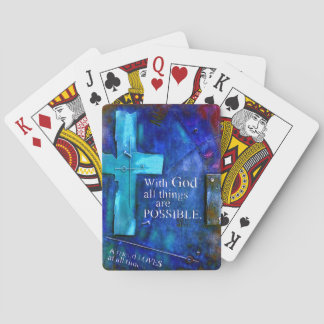 Jeu De Cartes Avec Dieu toutes les choses sont les cartes