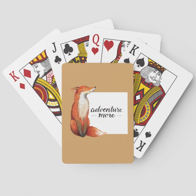 Jeu De Cartes aventure plus renard (dos)